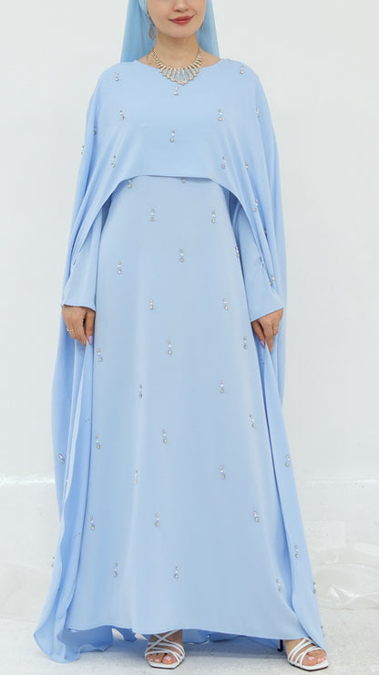 Embellished Princess Abaya Dress