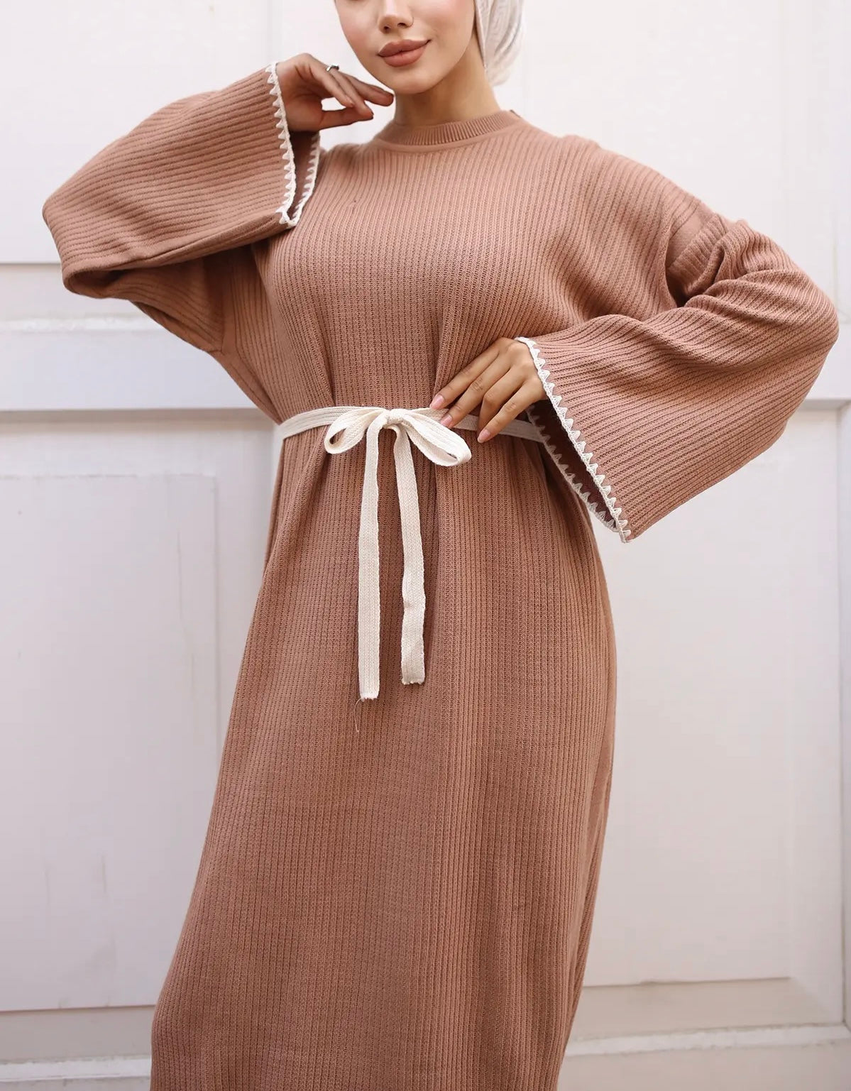 Turkish Style Knitted Sweater Dress