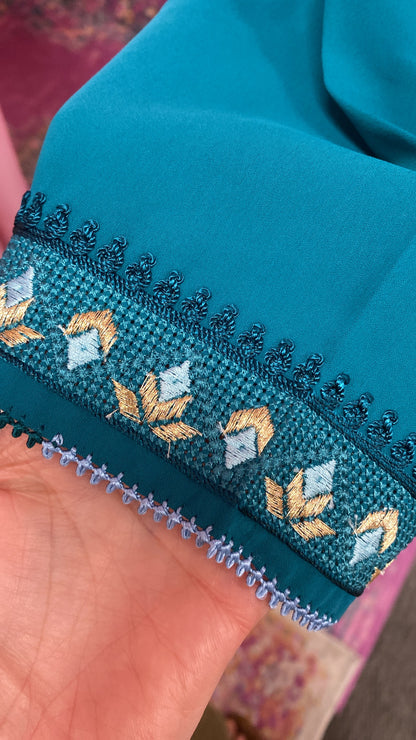 Traditional Moroccan Embroidered Djellaba