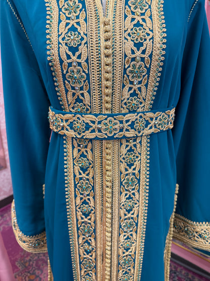 Moroccan Traditional Embellished Caftan