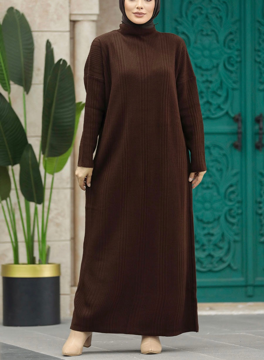 Turkish Style Knit Sweater Dress