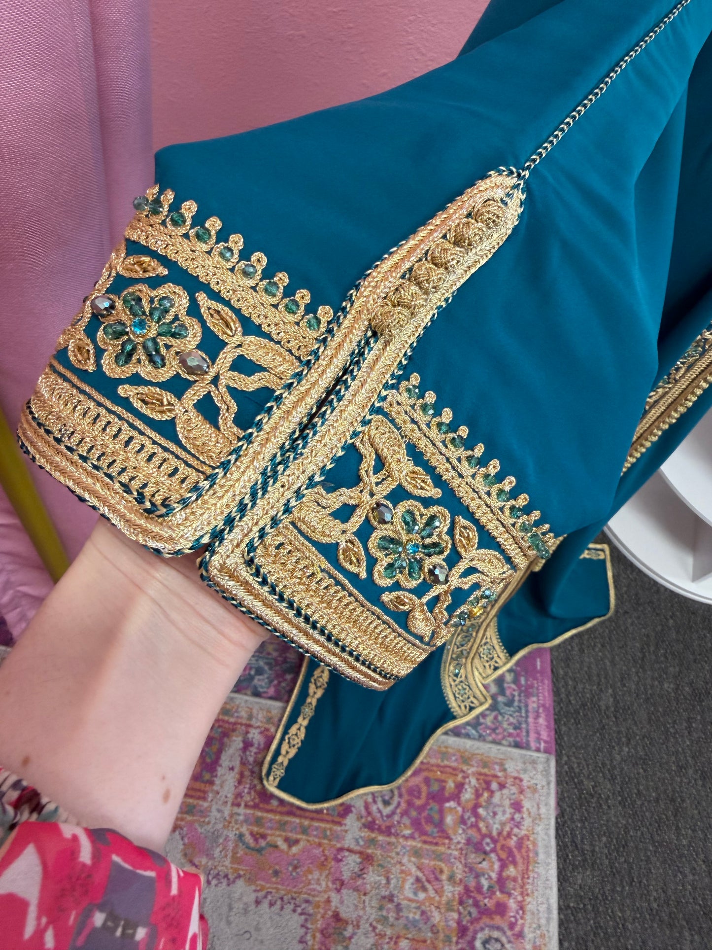 Moroccan Traditional Embellished Caftan