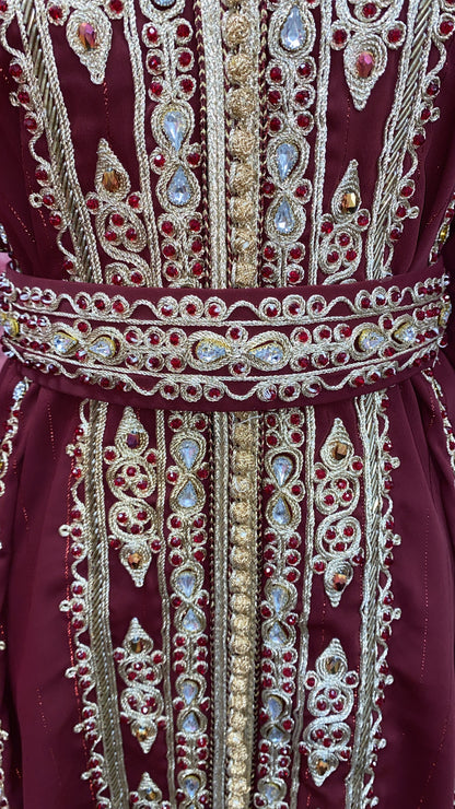 Moroccan Traditional Embellished Caftan