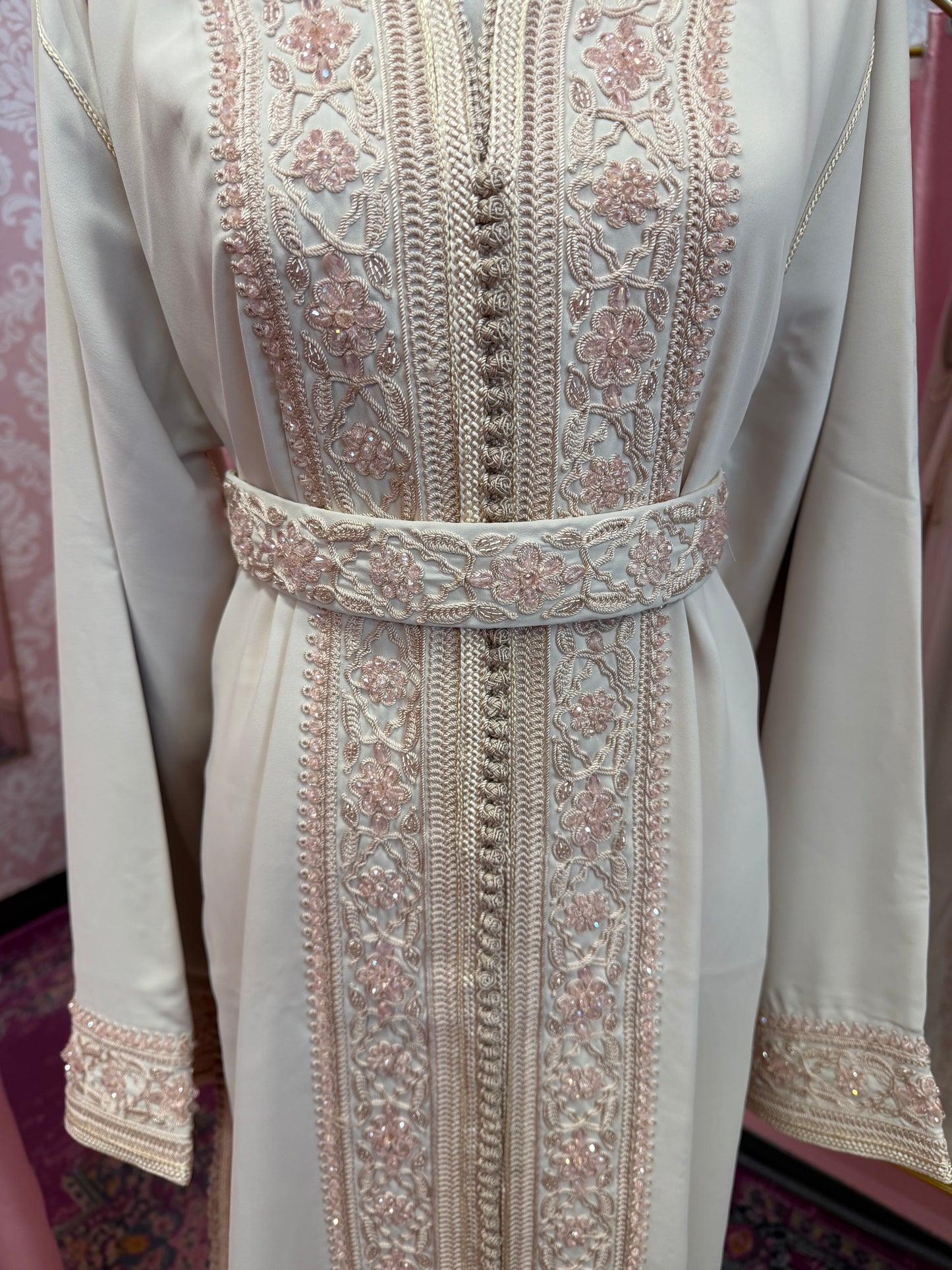 Moroccan Traditional Embellished Caftan