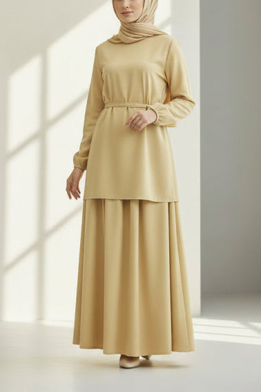 Turkish Style Cotton Skirt Set