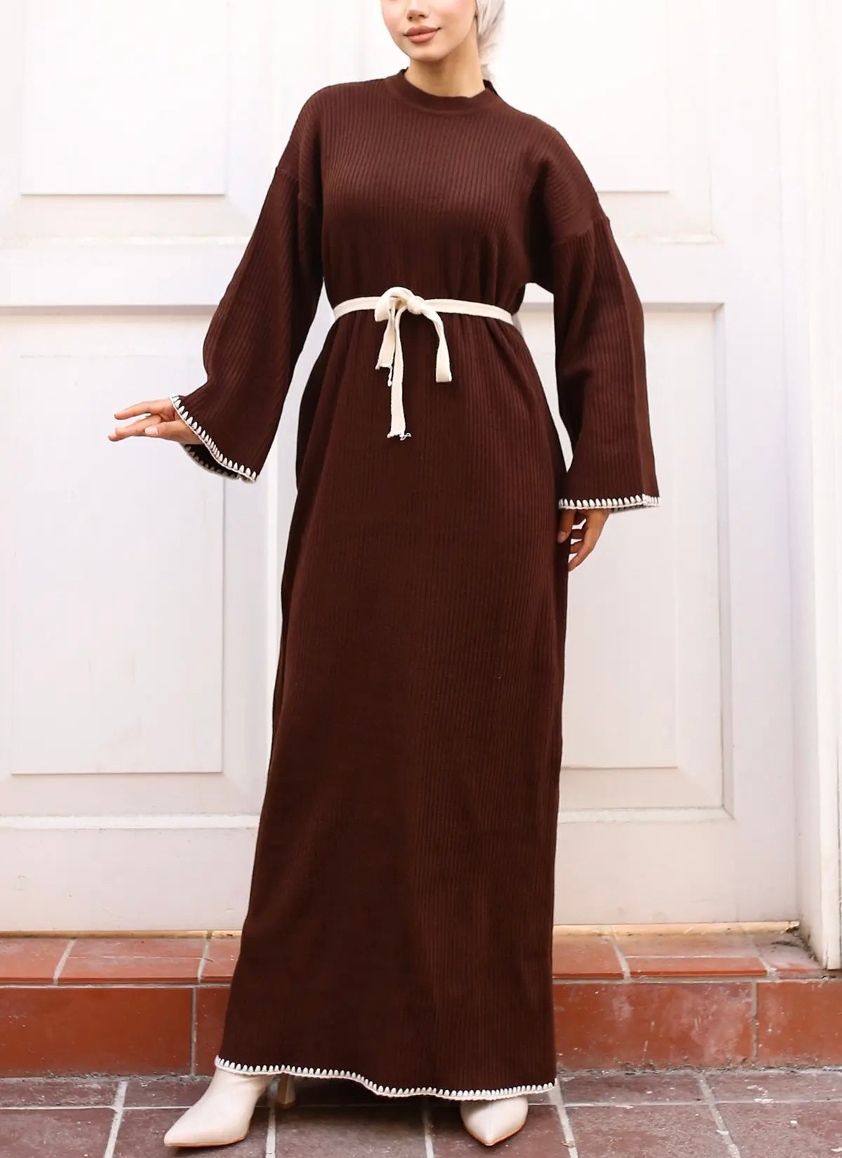 Turkish Style Knitted Sweater Dress