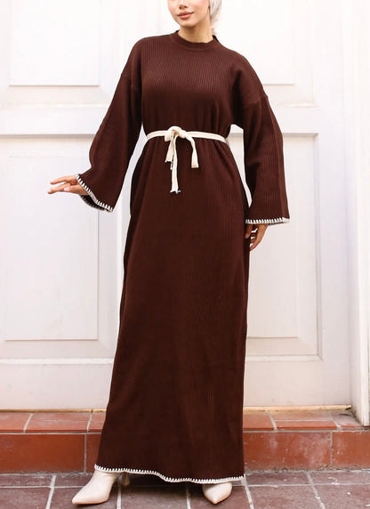 Turkish Style Knitted Sweater Dress