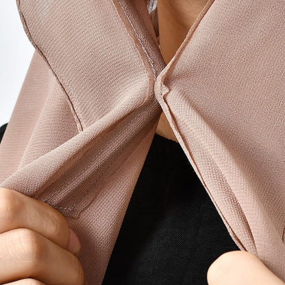 Instant Chiffon Hijab with Built-in Magnets