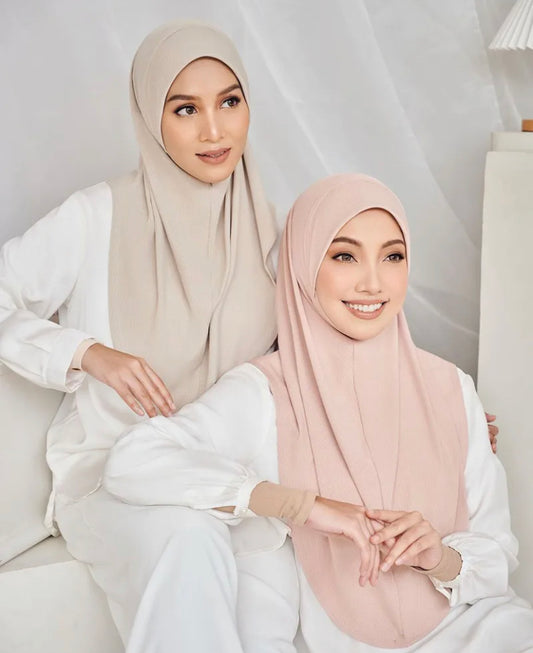 One Piece Pull Over Hijab(Multi Colors)