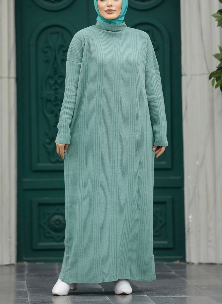 Turkish Style Knit Sweater Dress