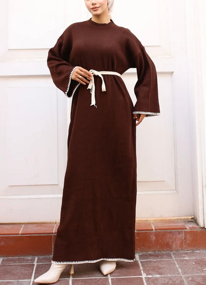 Turkish Style Knitted Sweater Dress