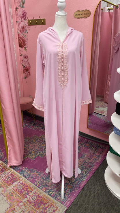 Traditional Moroccan Embroidered Djellaba