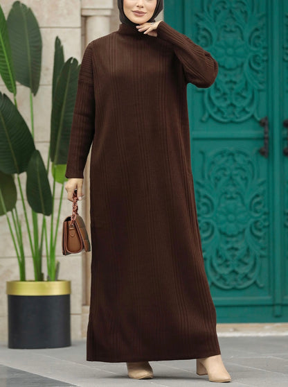 Turkish Style Knit Sweater Dress