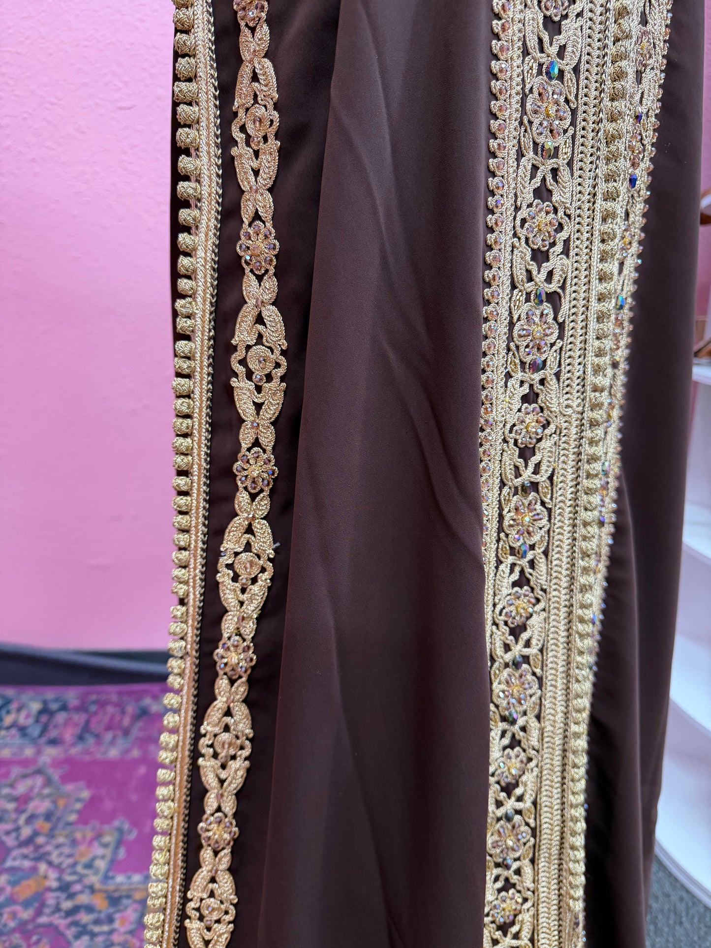 Moroccan Traditional Embellished Caftan