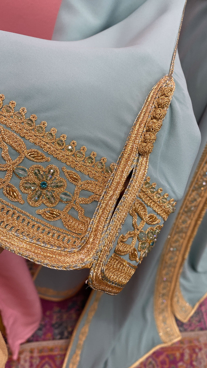 Moroccan Traditional Embellished Caftan