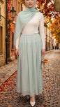 Mint Ballerina Silk Chiffon Skirt