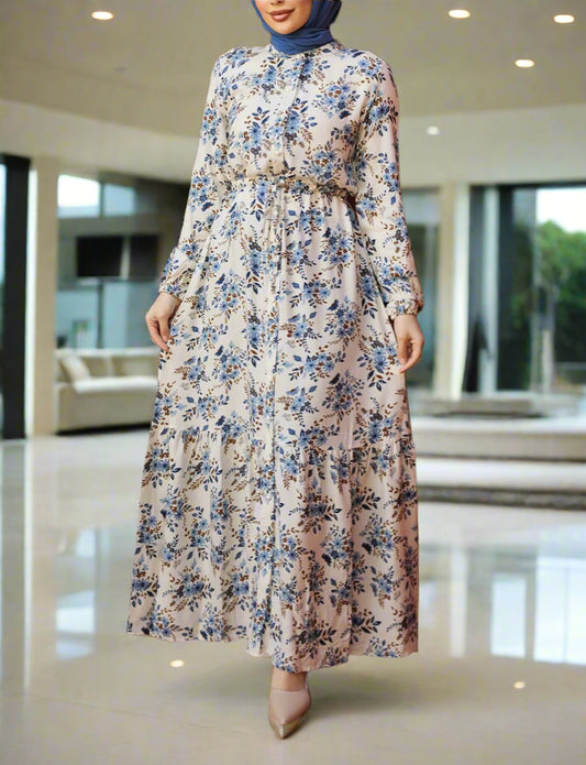 Turkish Style Floral Dress