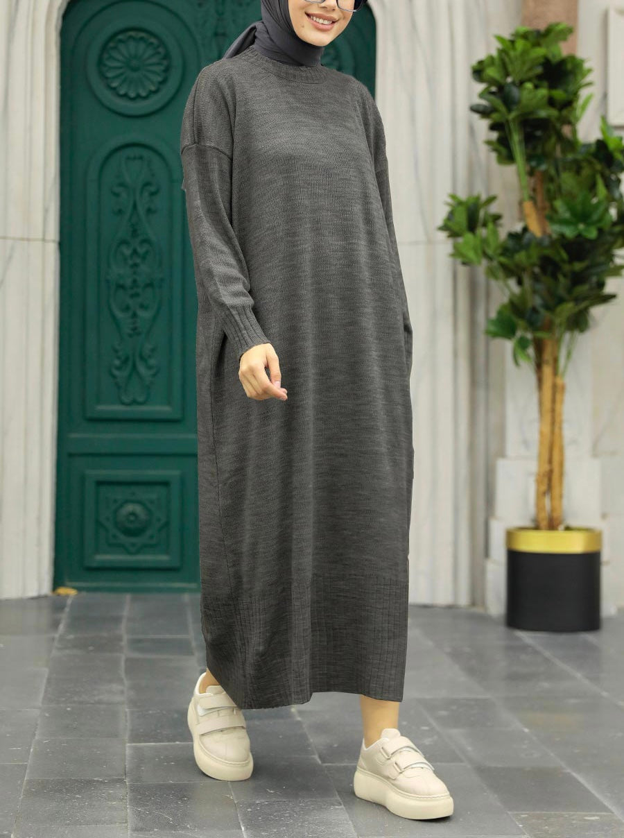 Turkish Style Knit Sweater Dress