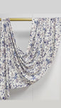 Ivory Blue Bloom Jersey Cotton Print Hijab