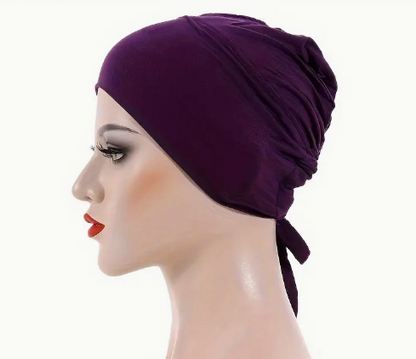 Hijab Tie Back Under Caps