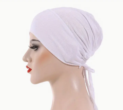 Hijab Tie Back Under Caps