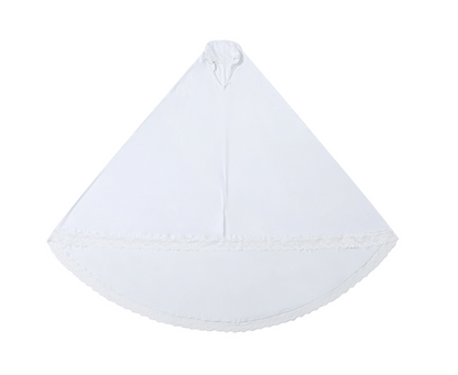 Lace Trimmed Khimar Prayer Hijab(Multi Colors)