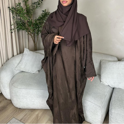 Luxe Embroidered Butterfly Abaya Dresses(Multi Colors)
