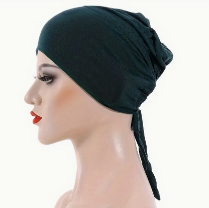 Hijab Tie Back Under Caps