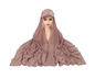Baseball Cap Chiffon Hijab Scarf Attached(Multi Colors)
