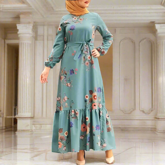 Turkish Style Floral Dresses(Multi Colors)