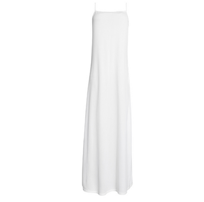 Basic Under Dress Slip Sleeveless Thin Strap(Back & White)
