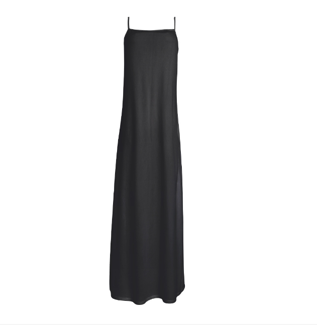 Basic Under Dress Slip Sleeveless Thin Strap(Back & White)