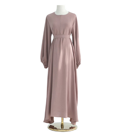 Beautiful Abaya Dress Chest Zipper (Multi Colors)