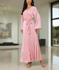 Dubai Style Beaded Abaya Dress(Multi Colors)