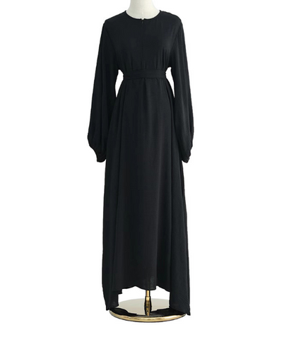 Beautiful Abaya Dress Chest Zipper (Multi Colors)