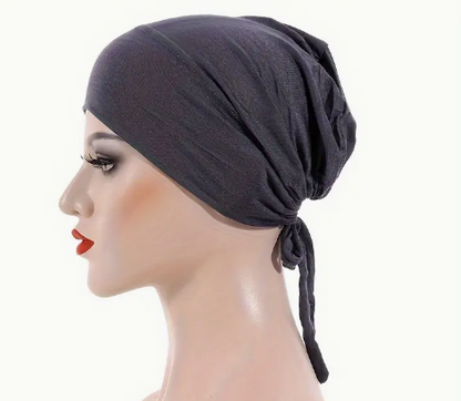 Hijab Tie Back Under Caps
