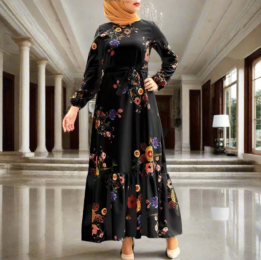 Turkish Style Floral Dress