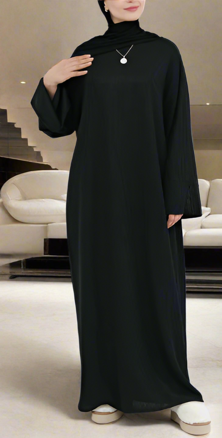 Dubai Style Knitted Loose Sweater Dress(Multi Colors)