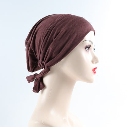 Hijab Tie Back Under Caps