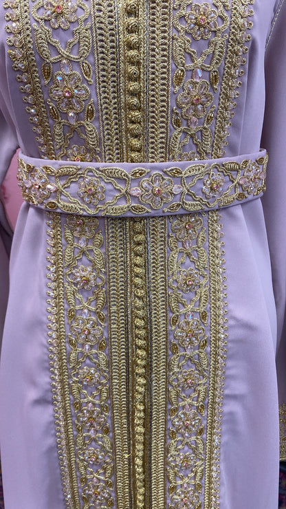 Moroccan Traditional Embellished Caftan