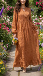 Turkish Style Embroidered Tassel Dress