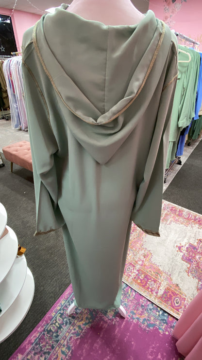 Traditional Moroccan Embroidered Djellaba