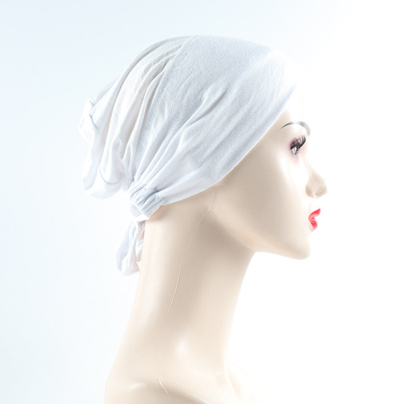 Hijab Tie Back Under Caps