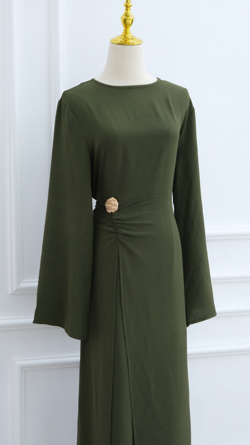 Crepe Wrap Dress Style