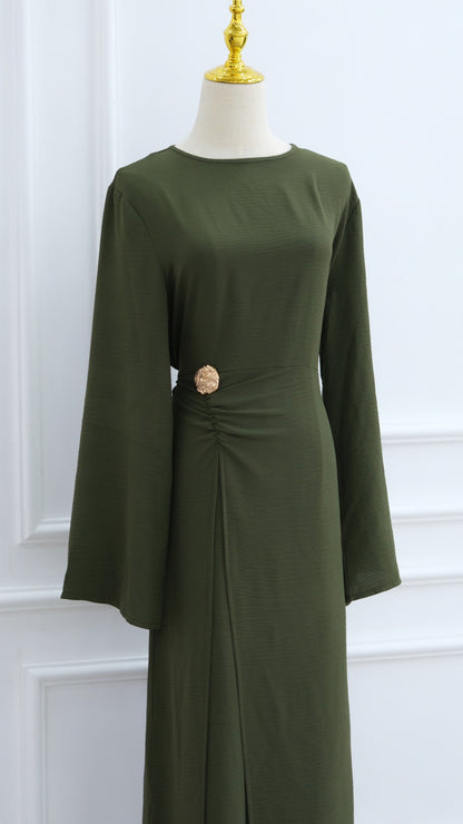 Crepe Wrap Dress Style
