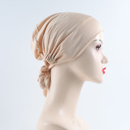 Hijab Tie Back Under Caps
