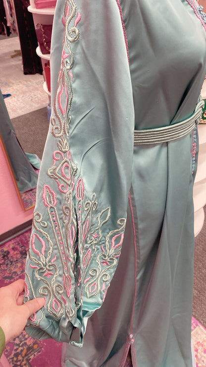 Moroccan Traditional Embroidered Caftan