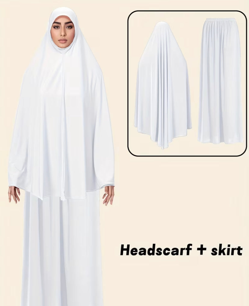 Khimar Hijab & Skirt Set