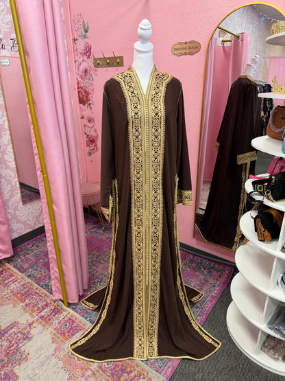 Moroccan Traditional Embellished Caftan
