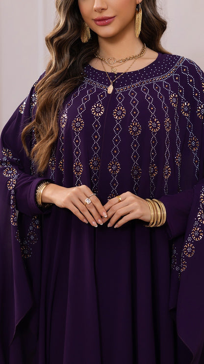 Dubai Style Embellished Caftan Dress